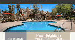 Desktop Screenshot of cascadesanaheimhills.com